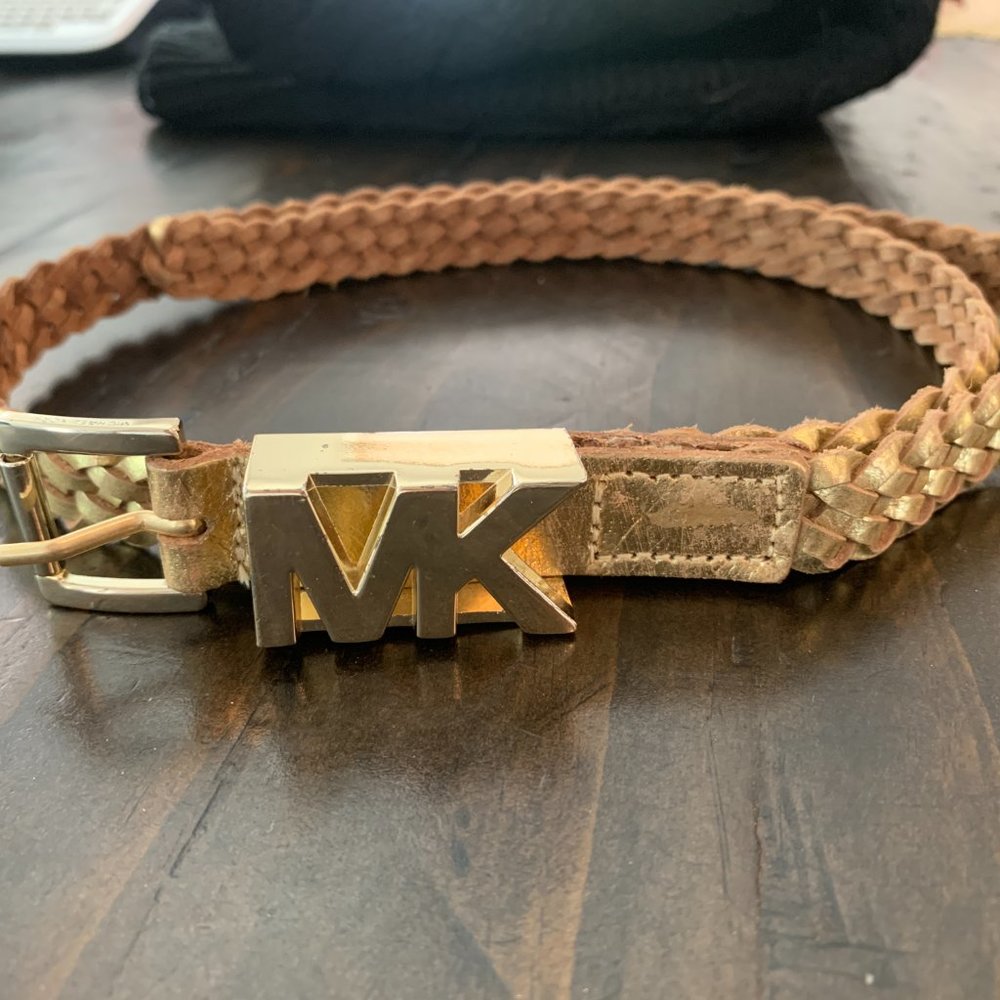 MICHAEL KORS MK Women's Gold Belt